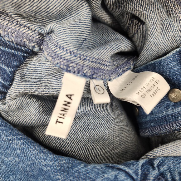 GRLFRND Blue Denim Romper - Picture 5 of 6